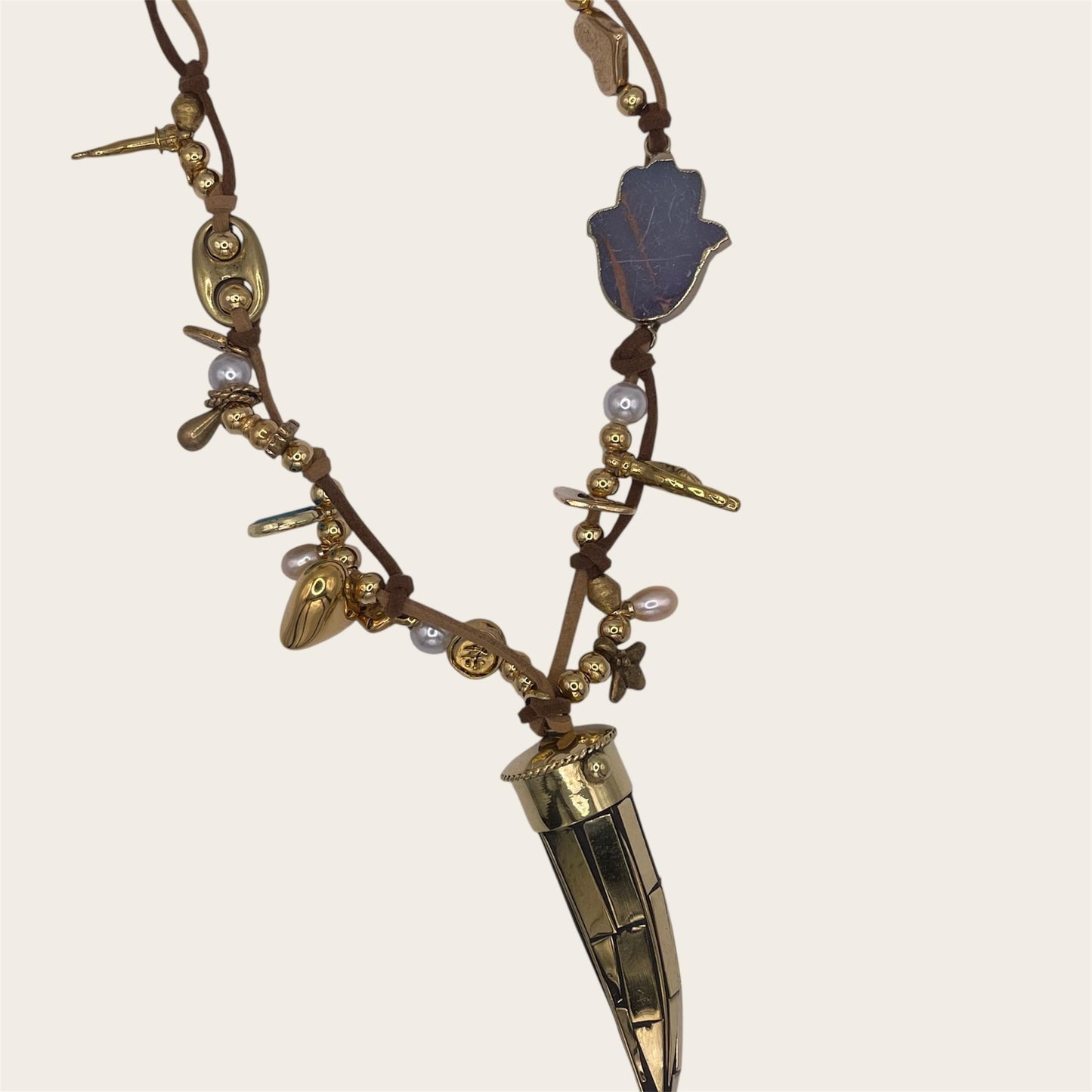 Personalized GoldMirror Necklace