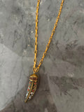 long white horn chain