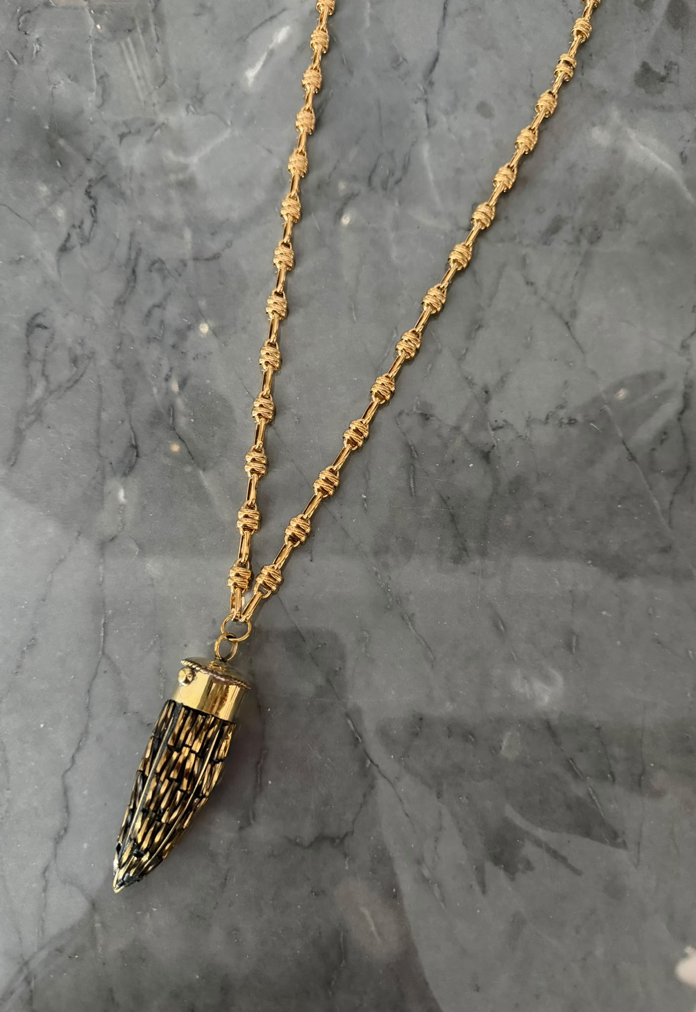 long horn brown chain
