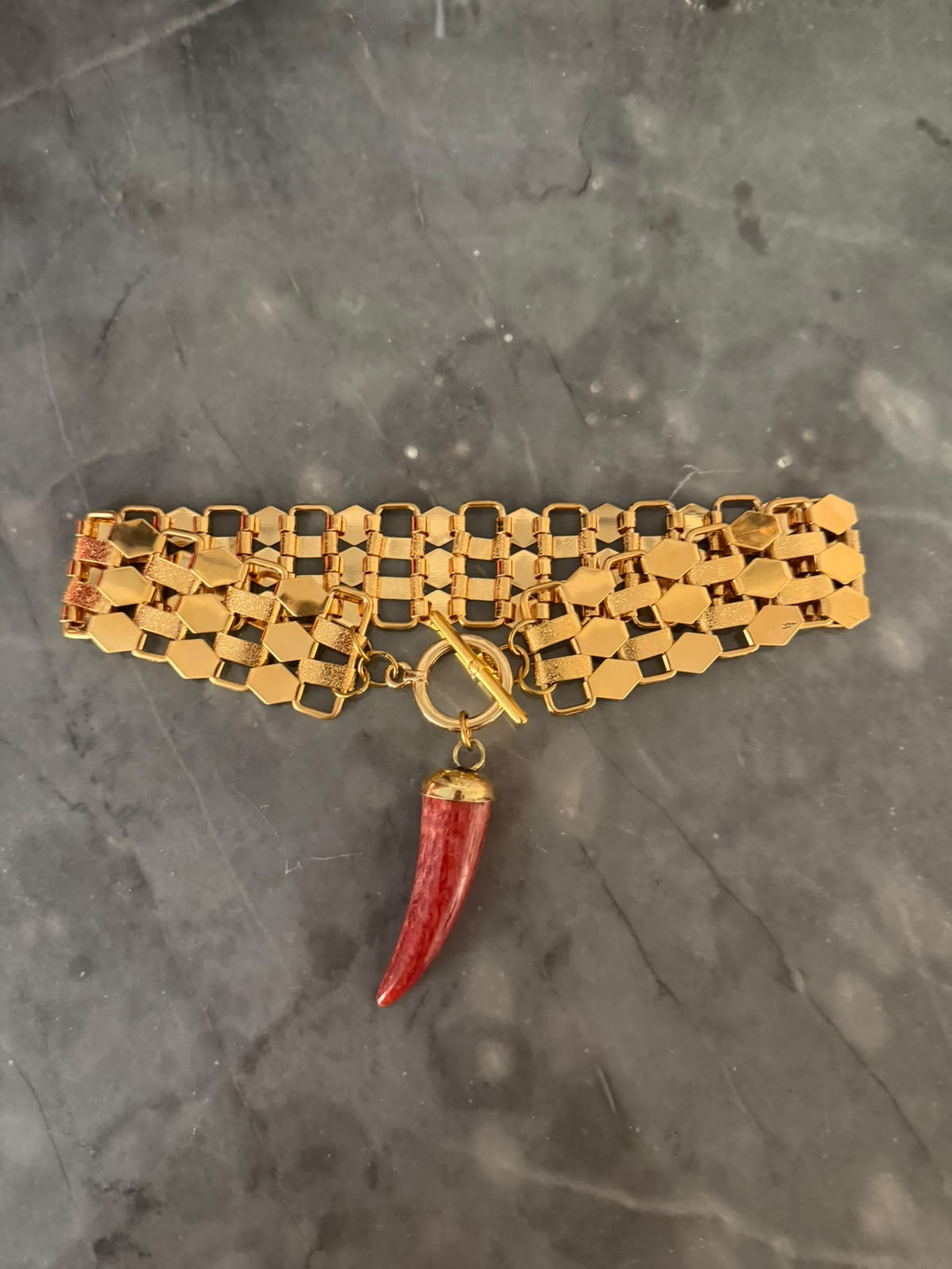 choker oro red