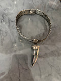 leather horn choker