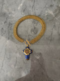 gold choker blu cross
