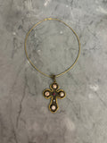 short old cross necklace