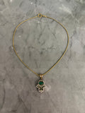 short old hand necklace
