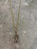 old cross med necklace
