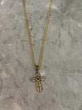 old med cross necklace