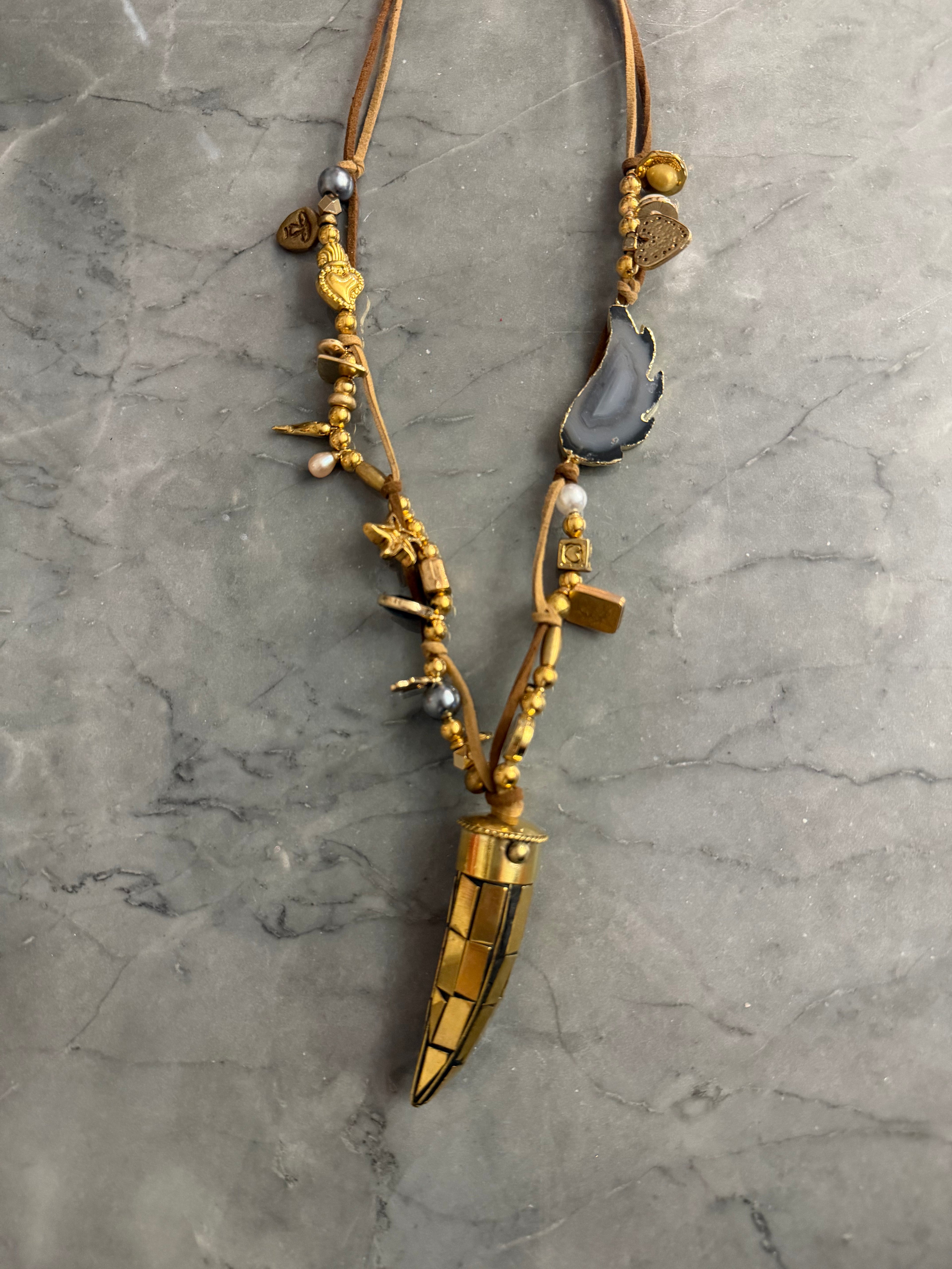 personalized mirror necklace