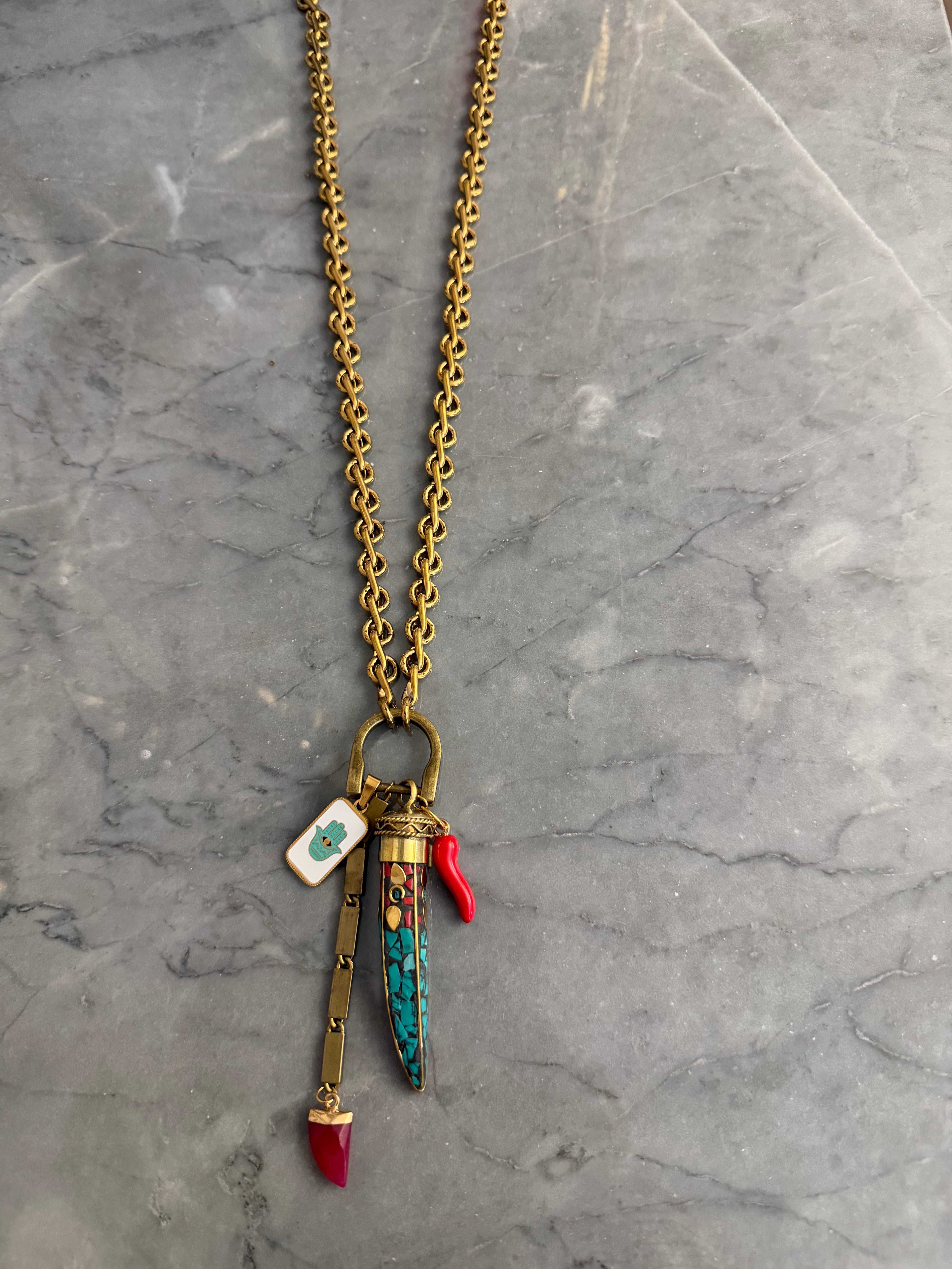 red torquoise necklace