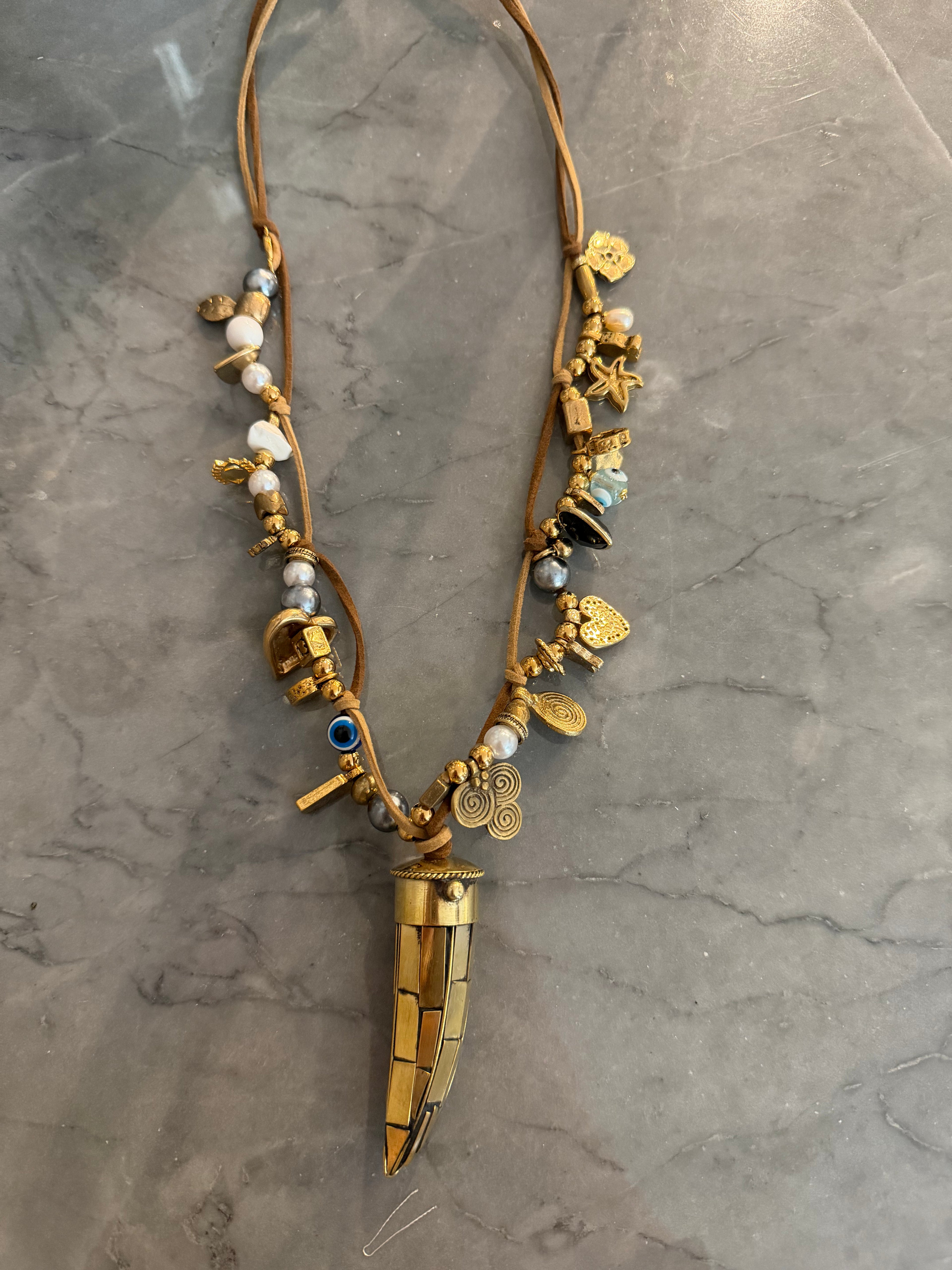 personalized mirror necklace