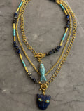 blu and turquoise necklace