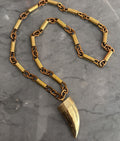 A-bronze necklace